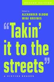 Cover of: "Takin' it to the streets": a sixties reader