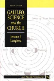Galileo, science, and the church by Jerome J. Langford