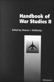Cover of: Handbook of War Studies II