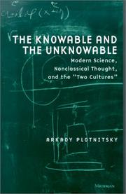 Cover of: The Knowable and the Unknowable by Arkady Plotnitsky
