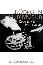 Cover of: Bodies in Commotion: Disability and Performance (Corporealities: Discourses of Disability)
