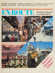 Cover of: En route: introduction au français et au monde francophone