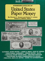 Cover of: Standard Catalog of United States Paper (Standard Catalog of United States Paper Money, 14th ed. ed By Robert F. Lemke)