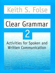 Cover of: Clear grammar 2 by Keith S. Folse