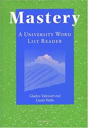 Cover of: Mastery by Gladys Ann Valcourt, Linda Diane Wells