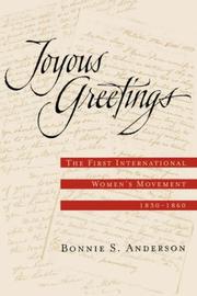 Cover of: Joyous Greetings by Bonnie S. Anderson, Bonnie S. Anderson