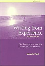 Cover of: Writing from Experience by Marcella Frank