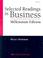 Cover of: Selected readings in business