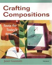 Cover of: Crafting compositions: tools for today's writers