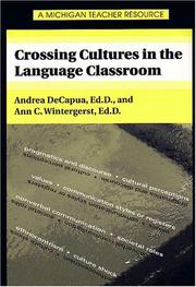 Cover of: Crossing Cultures in the Language Classroom (Michigan Teacher Resource)