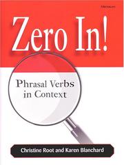 Cover of: Zero in!: phrasal verbs in context