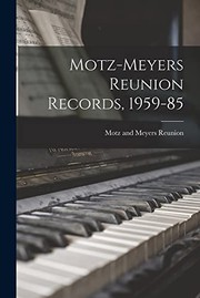 Motz-Meyers Reunion Records, 1959-85