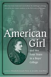 Cover of: An American girl, and her four years in a boys