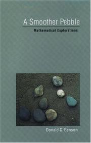 Cover of: A Smoother Pebble: Mathematical Explorations (Mathematics)