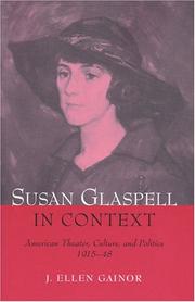 Susan Glaspell in context by J. Ellen Gainor