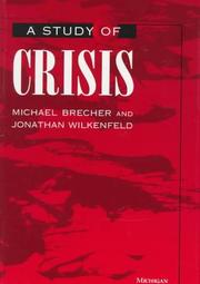 Cover of: A study of crisis by Michael Brecher