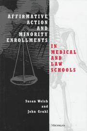 Cover of: Affirmative action and minority enrollments in medical and law schools