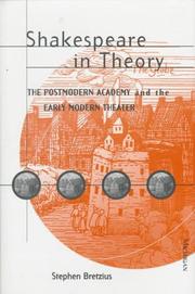 Cover of: Shakespeare in Theory by Stephen Bretzius, Stephen Bretzius