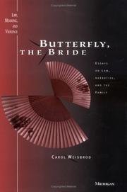 Cover of: Butterfly, the bride: essays on law, narrative, and the family