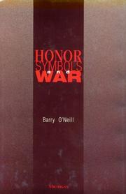 Cover of: Honor, Symbols, and War