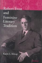 Cover of: Robert Frost and feminine literary tradition