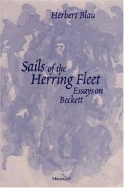 Cover of: Sails of the herring fleet: essays on Beckett