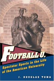 Cover of: Football U. by J. Douglas Toma