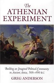 Cover of: The Athenian Experiment by Greg Anderson