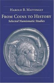 From Coins to History by Harold B. Mattingly