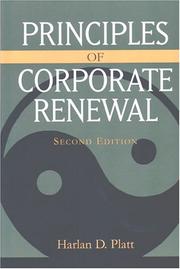 Cover of: Principles of Corporate Renewal