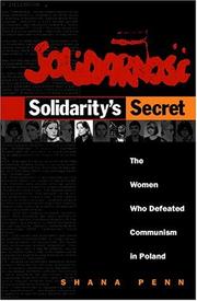 Cover of: Solidarity's Secret by Shana Penn, Shana Penn