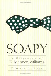 Cover of: Soapy: a biography of G. Mennen Williams