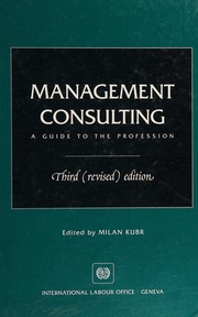 Cover of: Management consulting: a guide to the profession