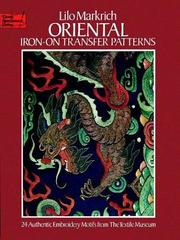 Cover of: Oriental Iron-on Transfer Patterns