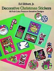 Cover of: Decorative Christmas Stickers | Ed Sibbett