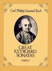 Cover of: Great Keyboard Sonatas, Series I