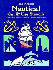 Cover of: Nautical Cut & Use Stencils by Ted Menten