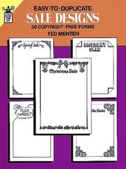 Cover of: Easy-to-Duplicate Sales Designs: 58 Copyright-Free Forms