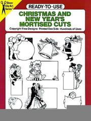 Cover of: Ready-to-Use Christmas and New Year's Mortised Cuts by Ted Menten