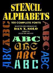 Cover of: Stencil Alphabets by Dan X. Solo