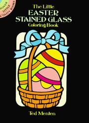 Cover of: The Little Easter Stained Glass Coloring Book by Ted Menten