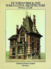 Cover of: Victorian Brick and Terra-Cotta Architecture in Full Color: 160 Plates