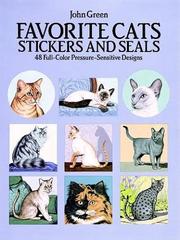 Cover of: Favorite Cats Stickers and Seals: 48 Full-Color Pressure-Sensitive Designs (Stickers)