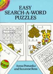 Cover of: Easy Search-a-Word Puzzles (Dover Little Activity Books) by Anna Pomaska, Suzanne Ross