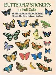 Cover of: Butterfly Stickers in Full Color: 88 Pressure-Sensitive Designs