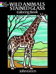 Cover of: Wild Animals Stained Glass Coloring Book