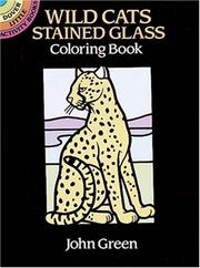 Cover of: Wild Cats Stained Glass Coloring Book