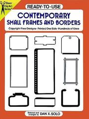 Cover of: Ready-to-Use Contemporary Small Frames and Borders by Dan X. Solo