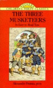 Cover of: The Three Musketeers (Dover Children's Thrift Classics) by Alexandre Dumas