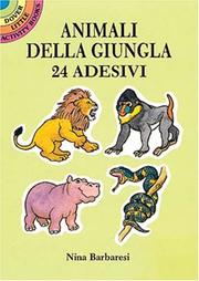 Cover of: Animali Della Giungla: 24 Adesivi